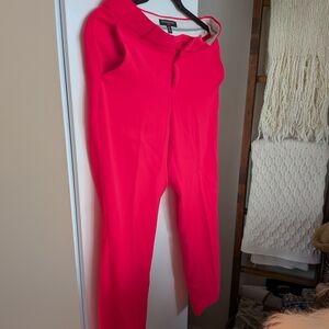 Banana Republic Bright Pink Straight Leg Pants
